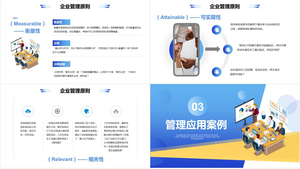 扁平风企业管理基础知识PPT模板