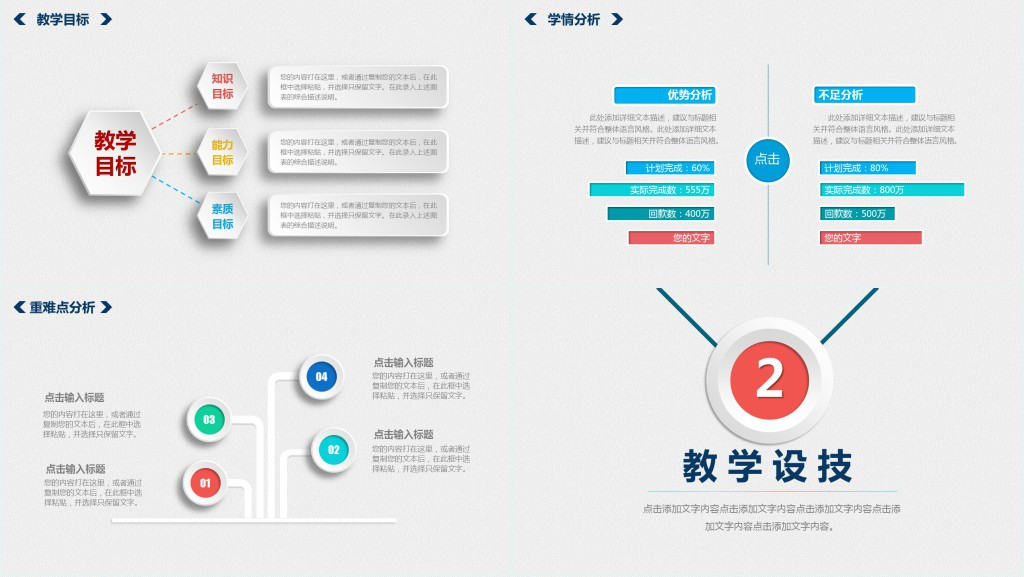 微粒体教学设计通用ppt模版 微粒体教学设计通用ppt模版