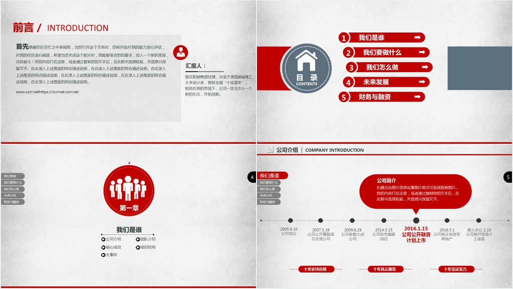 网红投资商业计划书PPT模板 网红投资商业计划书PPT模板