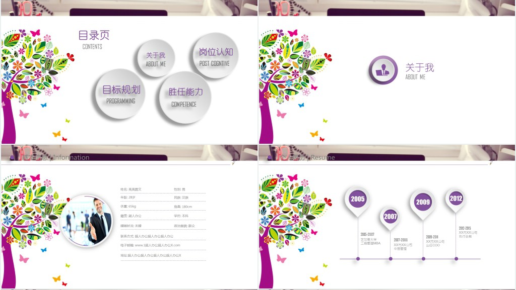 裱花师的竞聘求职PPT模板