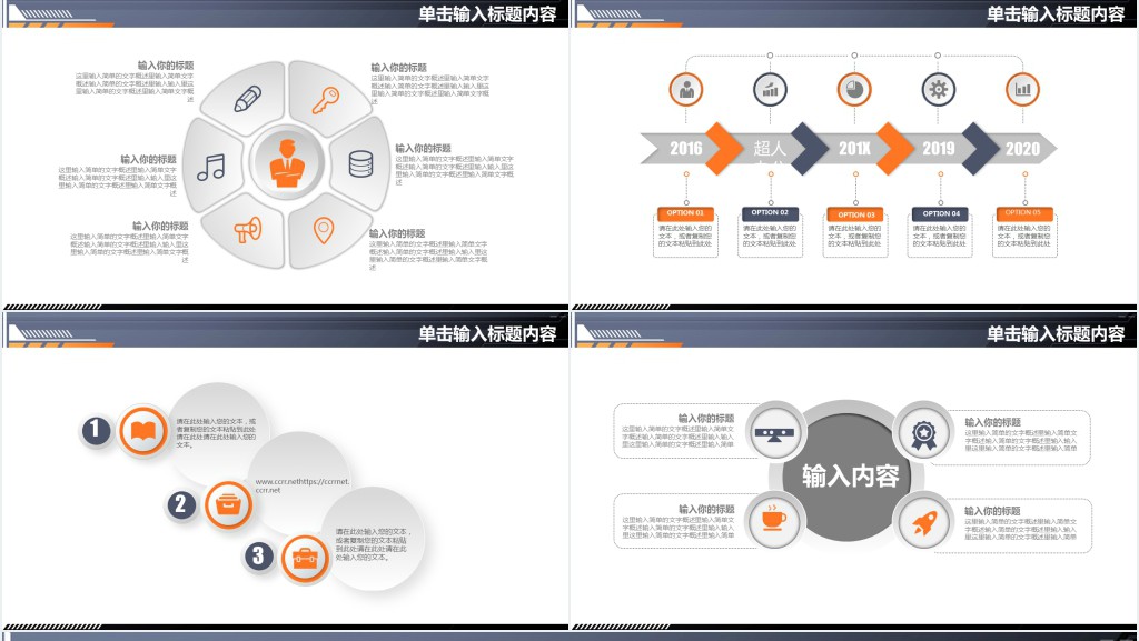 工业科技工作汇报PPT模板