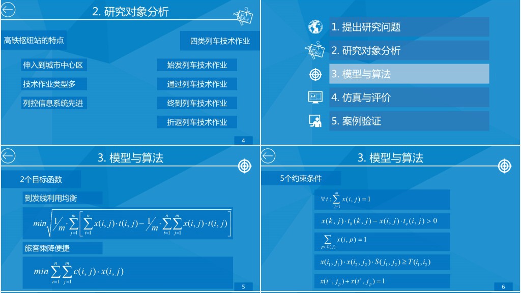 交通运输管理论文答辩PPT模板 交通运输管理论文答辩PPT模板
