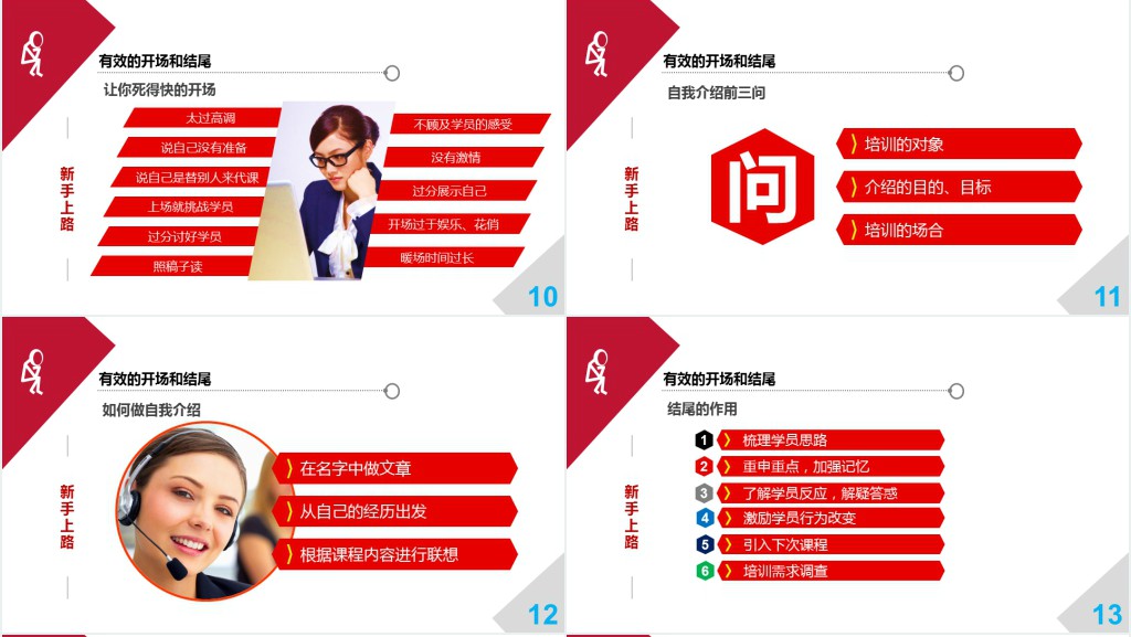培训师成长手册PPT模板