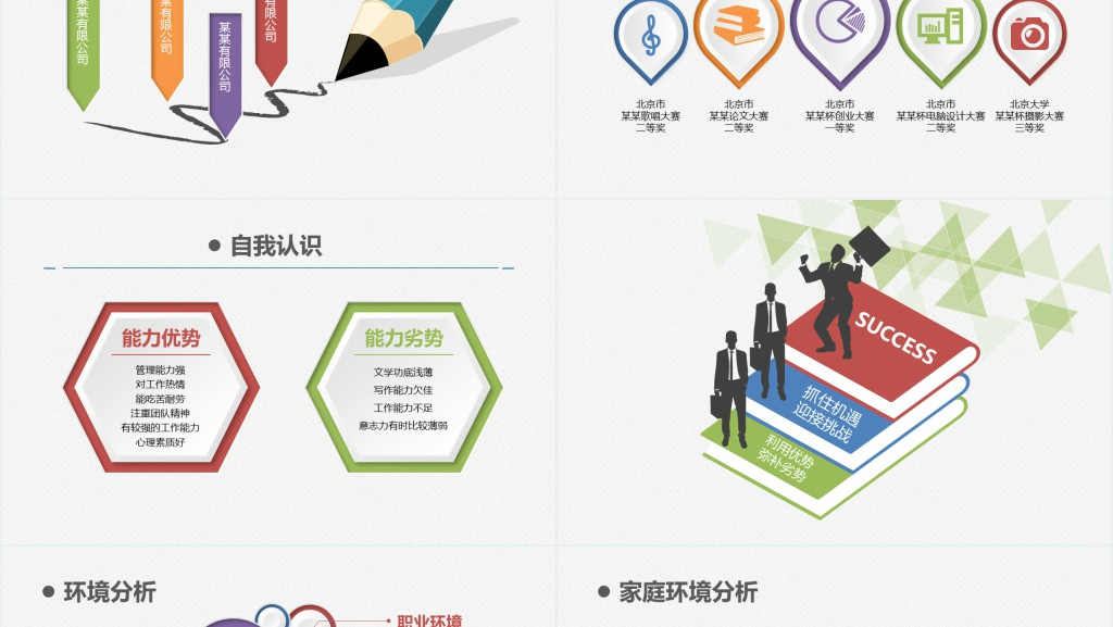 精美职业规划PPT模板 精美职业规划PPT模板