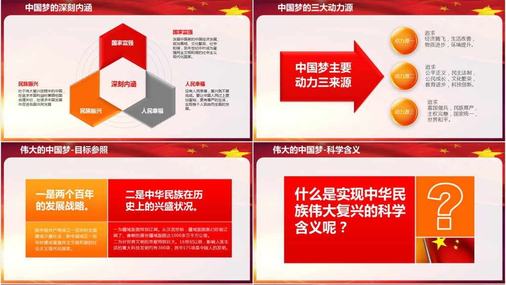 我的美丽中国梦党课学习讲座PPT课件 我的美丽中国梦党课学习讲座PPT课件