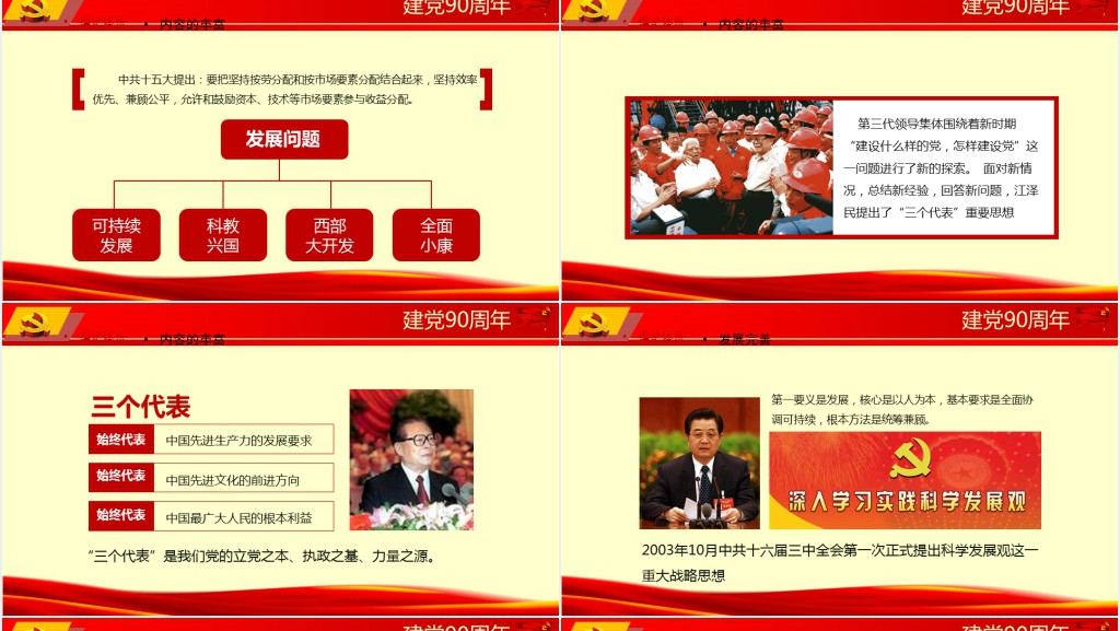 党政风回顾党的96年光辉历程PPT党课 党政风回顾党的96年光辉历程PPT党课