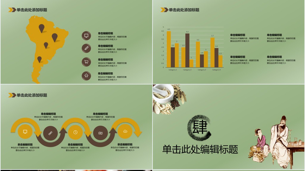 中医文化与健康学科总结PPT模板 中医文化与健康学科总结PPT模板