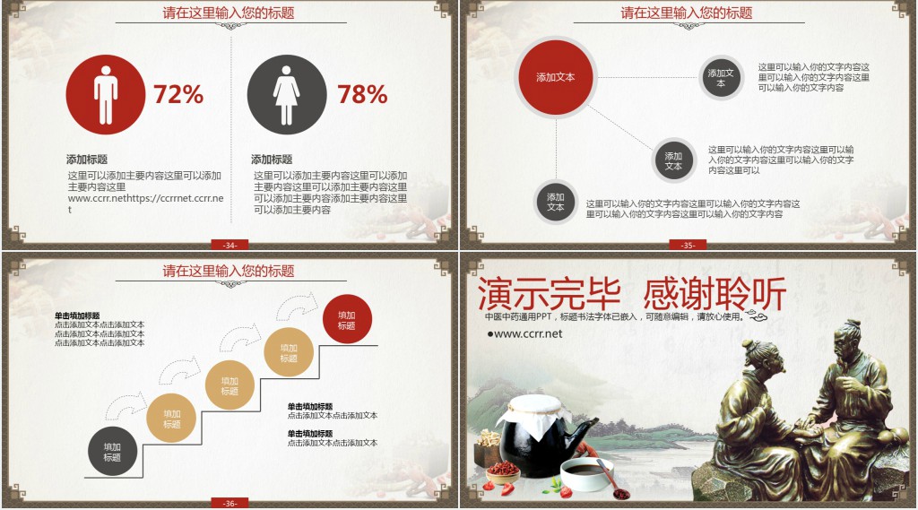 大医精诚厚德怀仁PPT模板