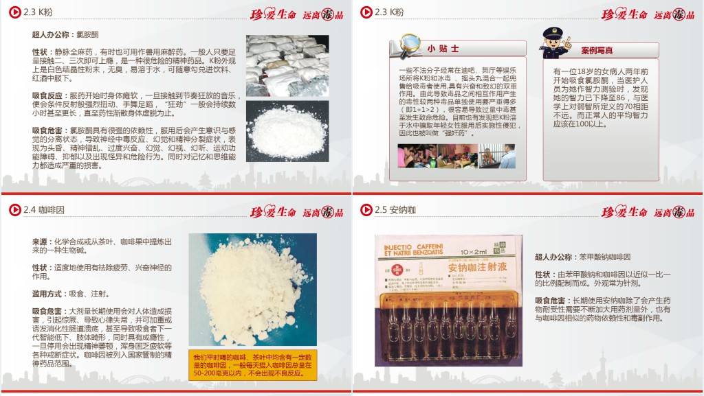 免费青少年禁毒知识宣传PPT课件