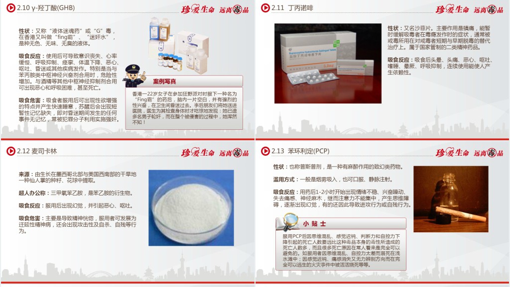 免费青少年禁毒知识宣传PPT课件