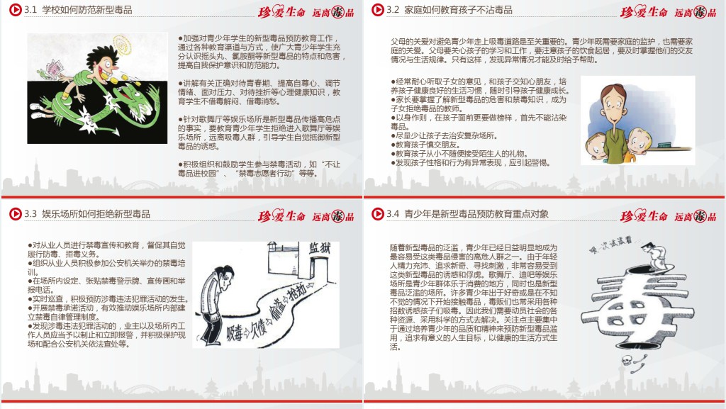 免费青少年禁毒知识宣传PPT课件