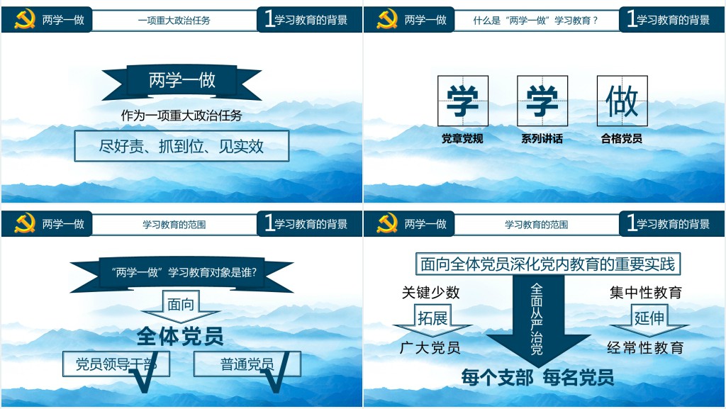 两学一做学习教育PPT课件 两学一做学习教育PPT课件