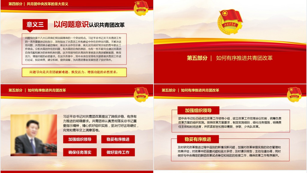 4个大方面12个领域改革措施PPT模板 4个大方面12个领域改革措施PPT模板