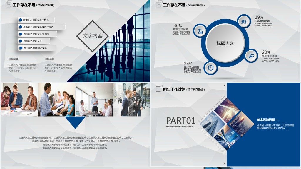 品牌宣传的年终总结PPT模板