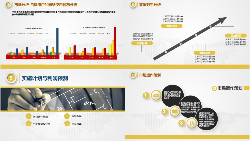 大学生创业融资计划书PPT模板 大学生创业融资计划书PPT模板