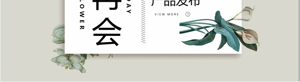 素雅高端大气产品发布会PPT模板 素雅高端大气产品发布会PPT模板