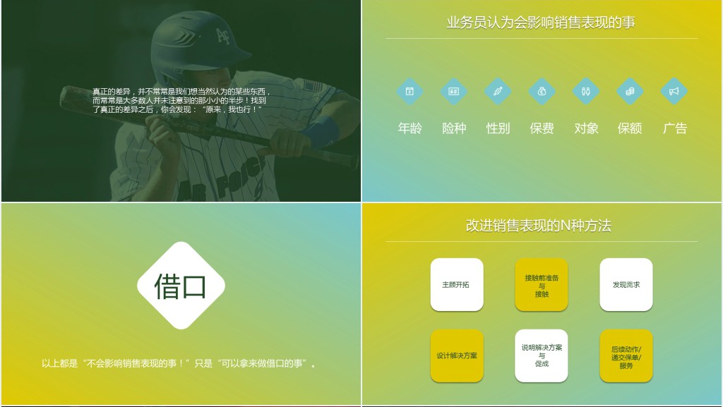 保险销售客服培训早会PPT模板 保险销售客服培训早会PPT模板