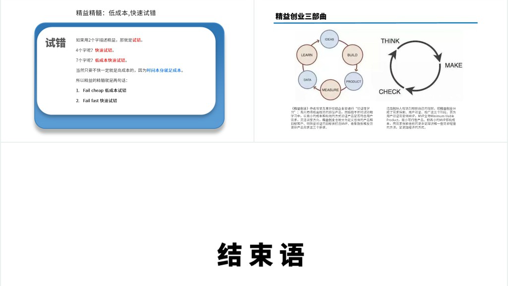 关于精益创业方法论培训PPT模板 关于精益创业方法论培训PPT模板