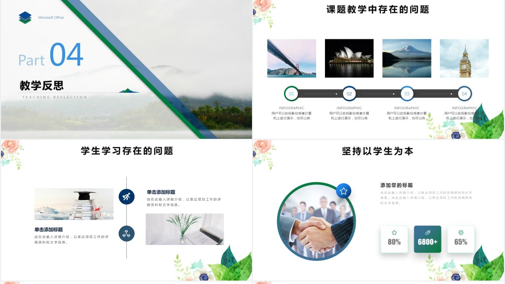 教学反思促教学质量提升PPT模板