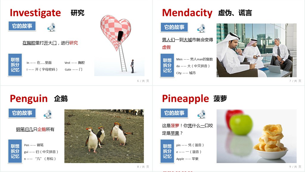 小学生趣味英语课件PPT模板 小学生趣味英语课件PPT模板