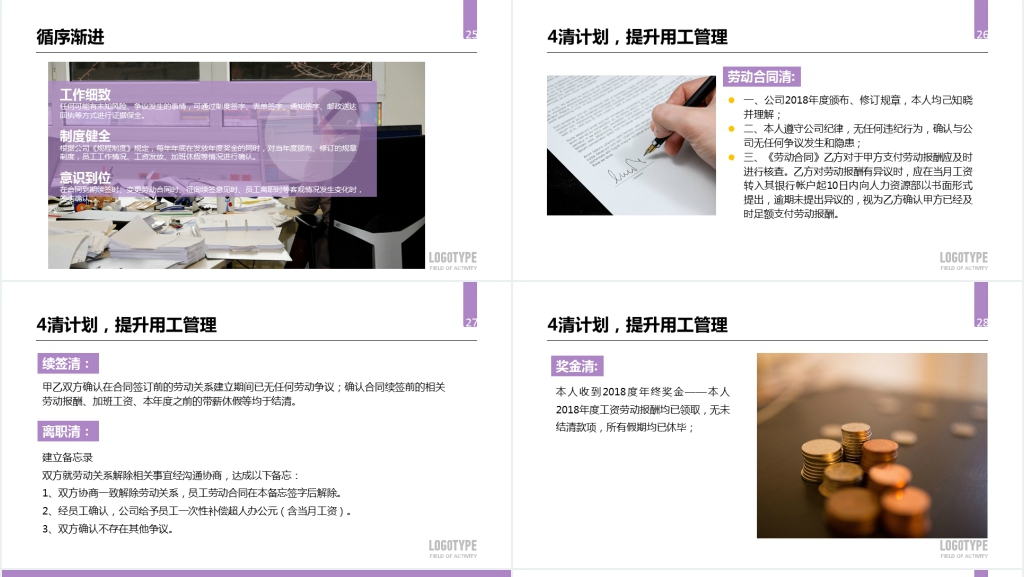 人事行政助理年终工作总结PPT模板 人事行政助理年终工作总结PPT模板