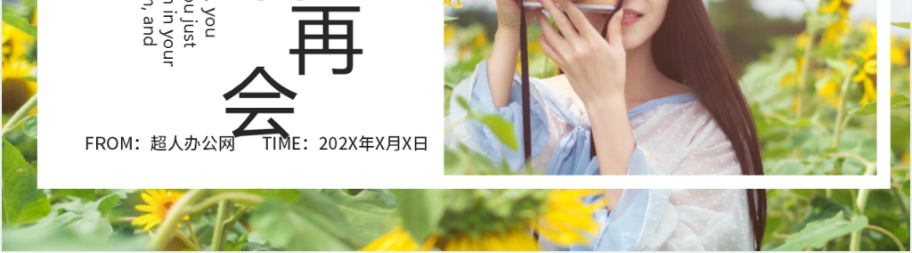 我的夏日影像旅游PPT模板