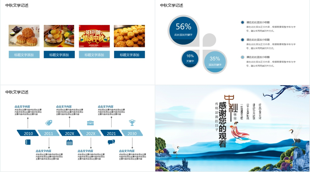中国传统佳节中秋习俗PPT