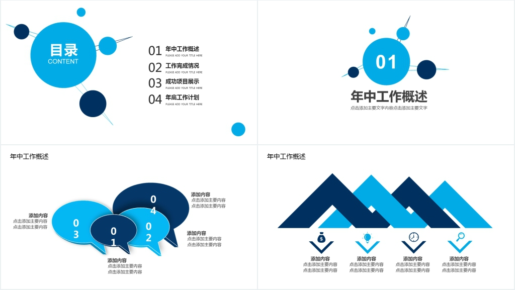 销售部年中汇报计划动态PPT