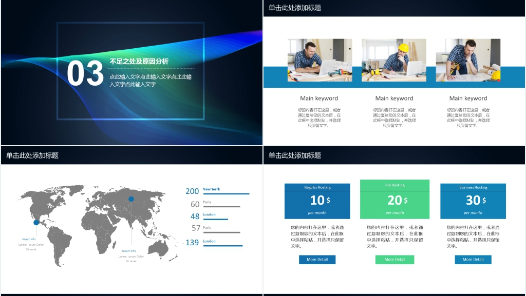 创意商务工作汇报动态PPT