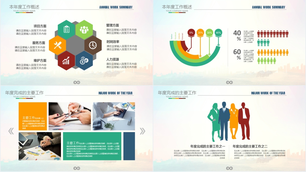 扬帆起航公司年终工作总结PPT