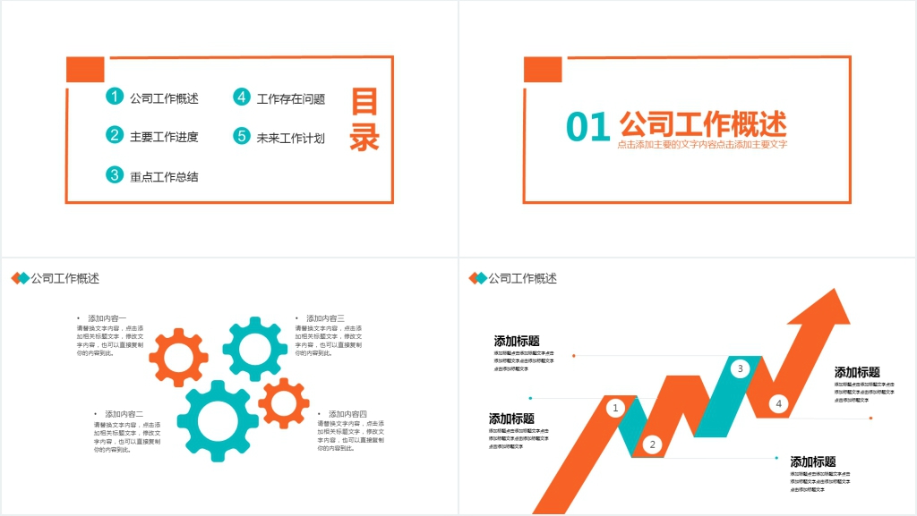 公司商务计划汇报PPT