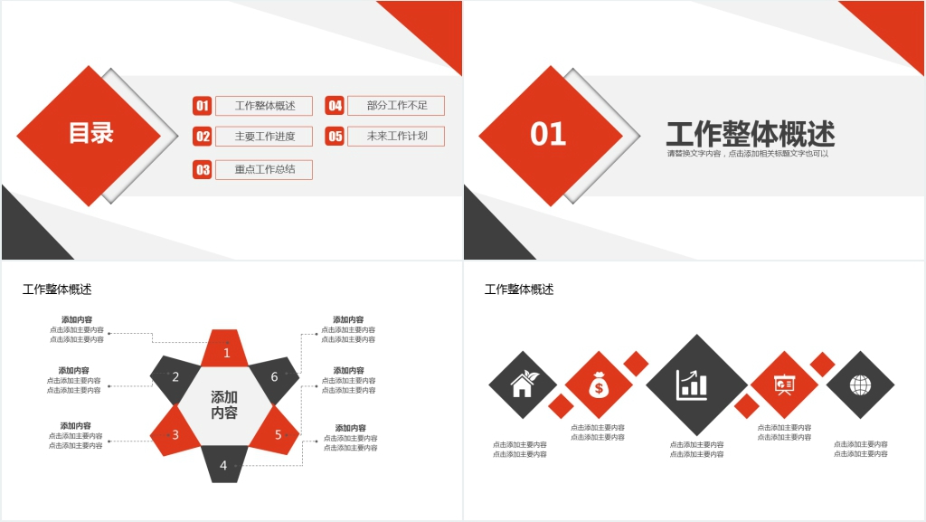公司商务报告汇报PPT