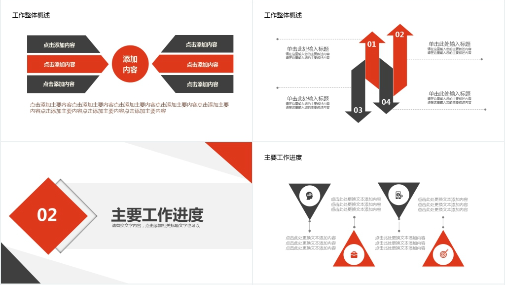 公司商务报告汇报PPT