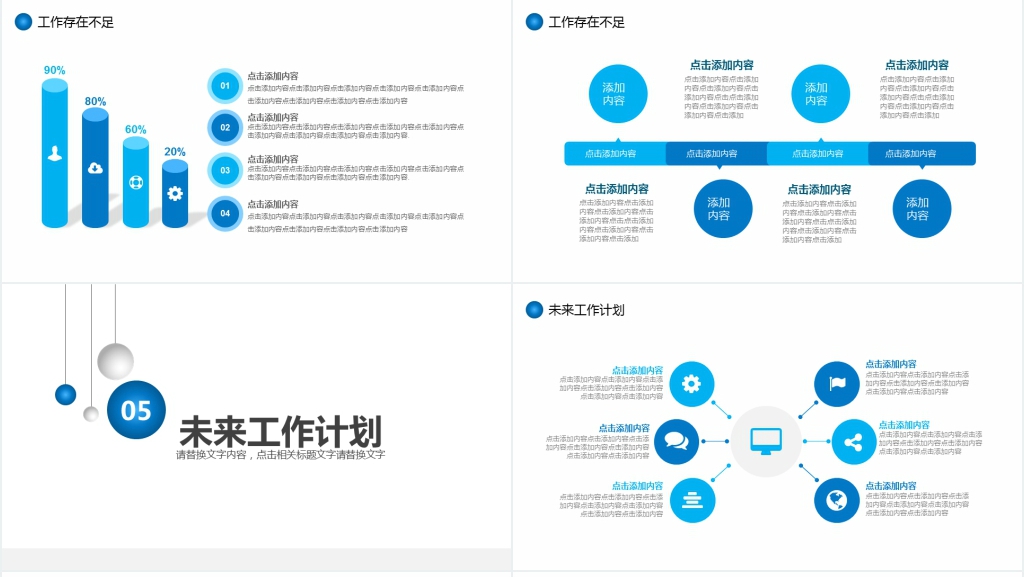 公司部门商务工作汇报PPT