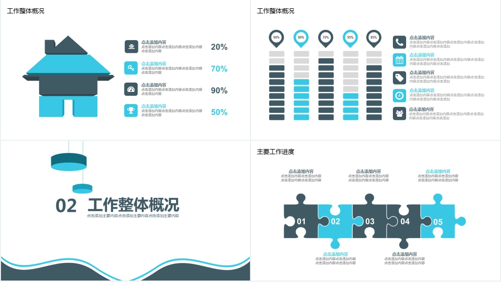 企业商务工作报告汇报PPT
