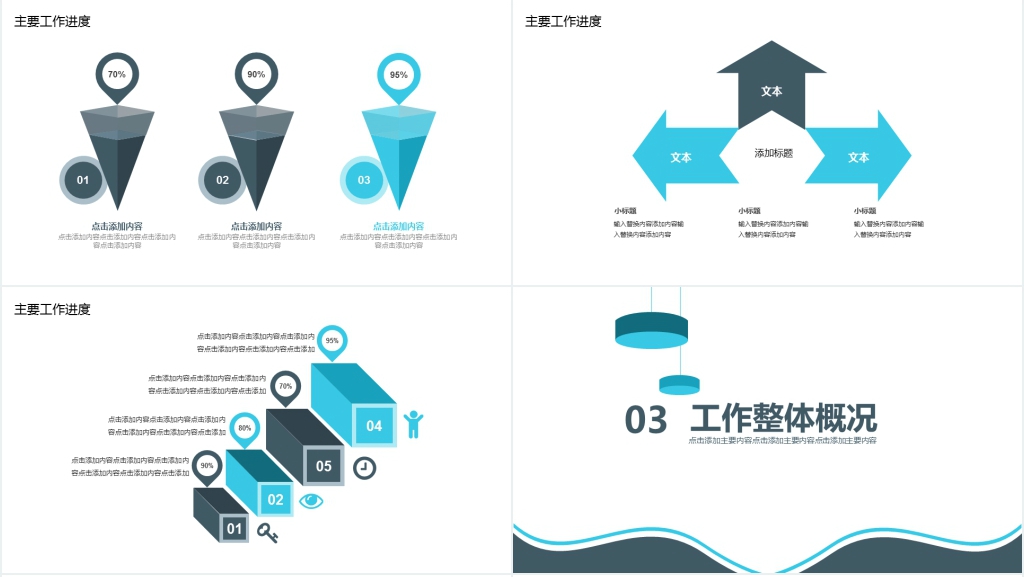 企业商务工作报告汇报PPT