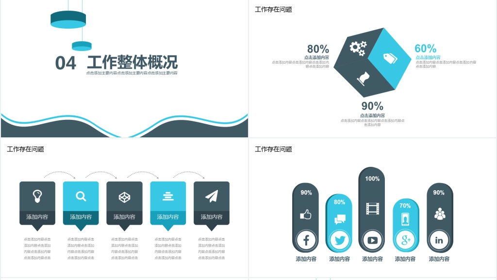 企业商务工作报告汇报PPT