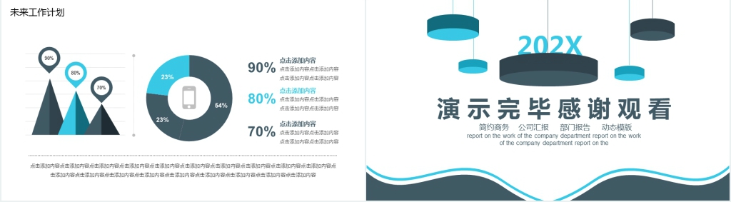 企业商务工作报告汇报PPT