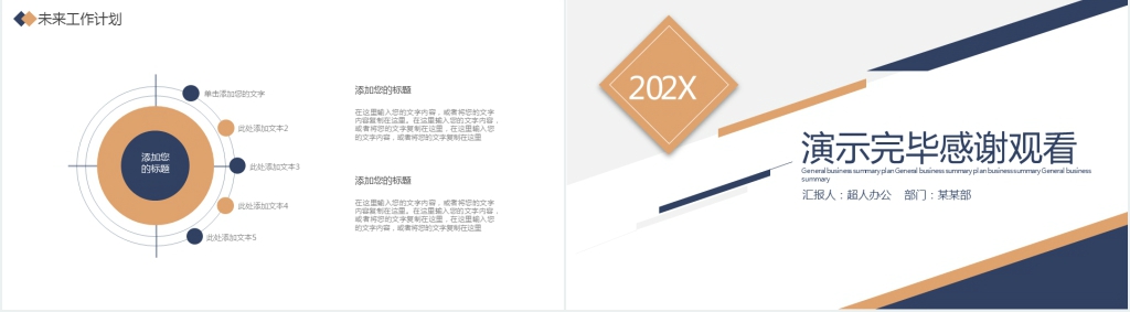 公司商务工作汇报PPT