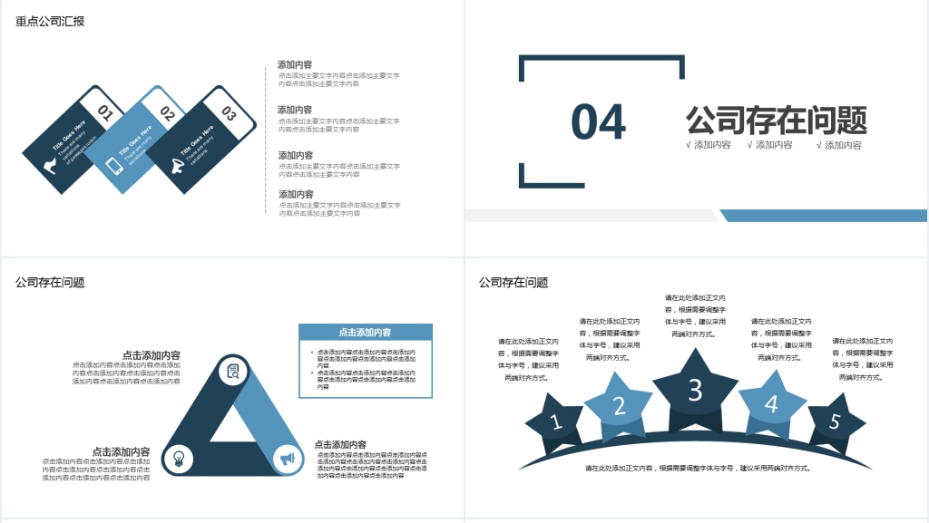 公司部门商务汇报PPT