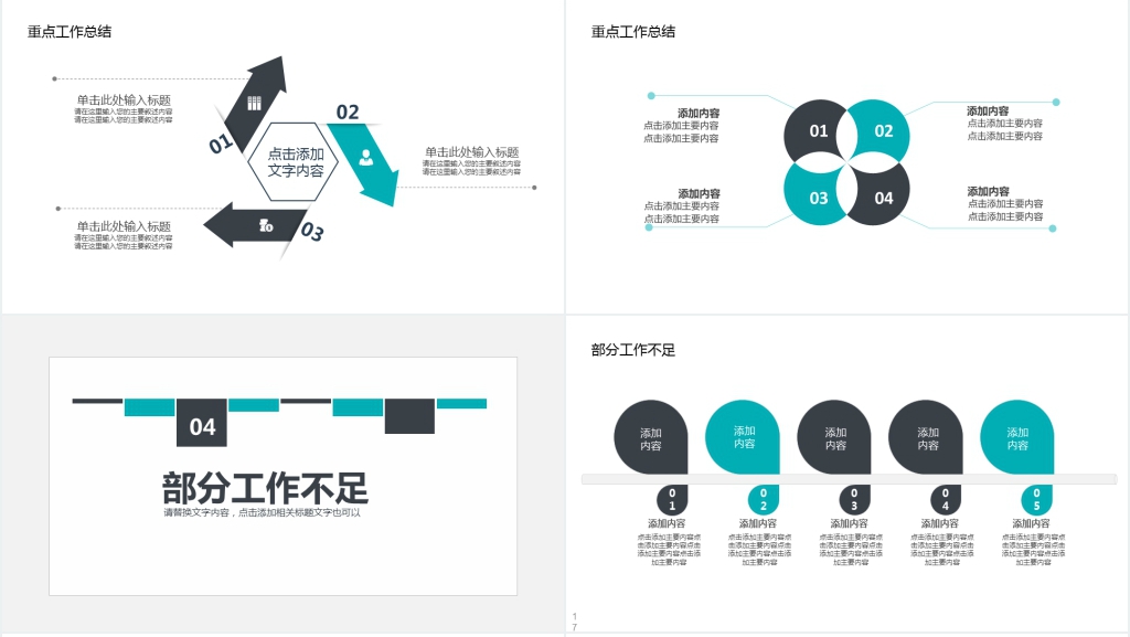 公司商务年终总结计划PPT