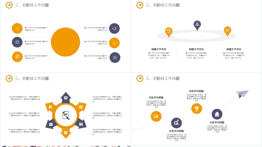 通用工作总结会议报告工作计划PPT模板