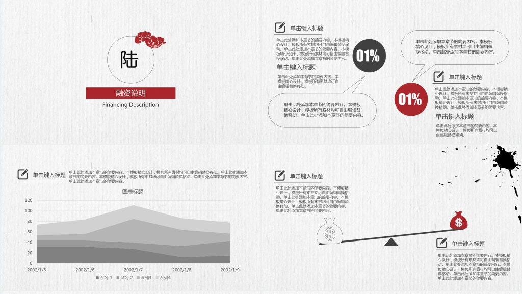 复古中国风商业计划书PPT模板