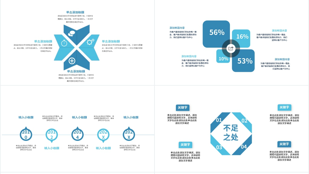 大气物流行业工作汇报PPT模板