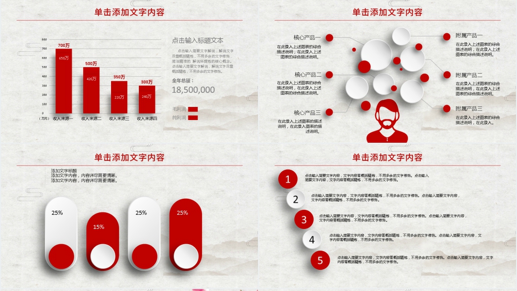 共筑中国梦政府单位工作报告PPT模板
