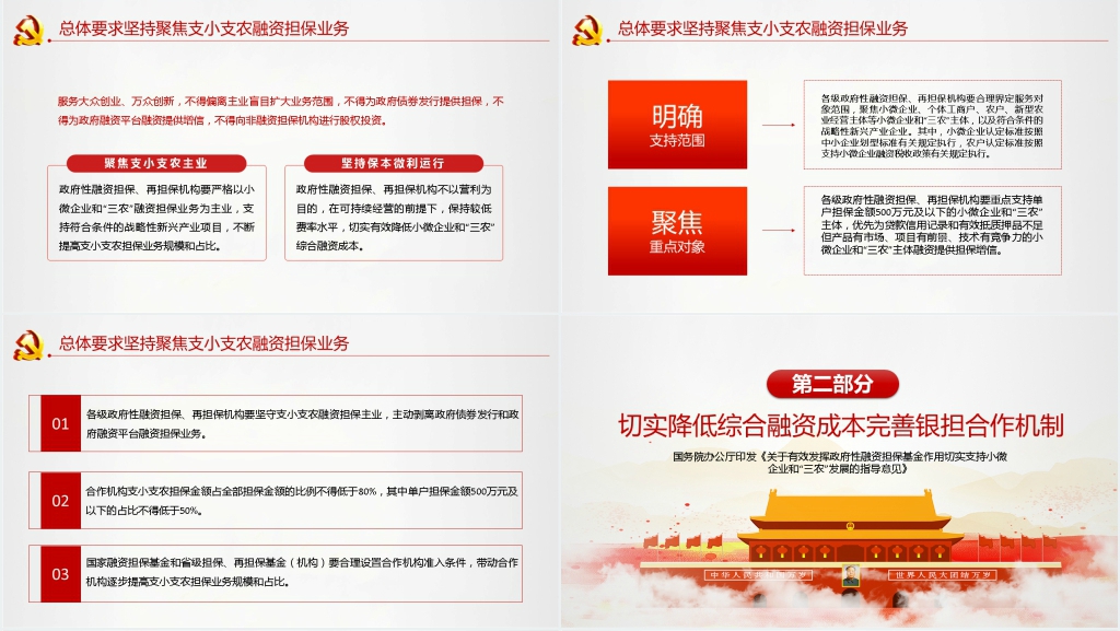 有效发挥政府性融资担保基金作用PPT模板