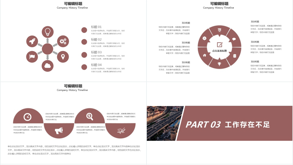 商务述职工作报告PPT