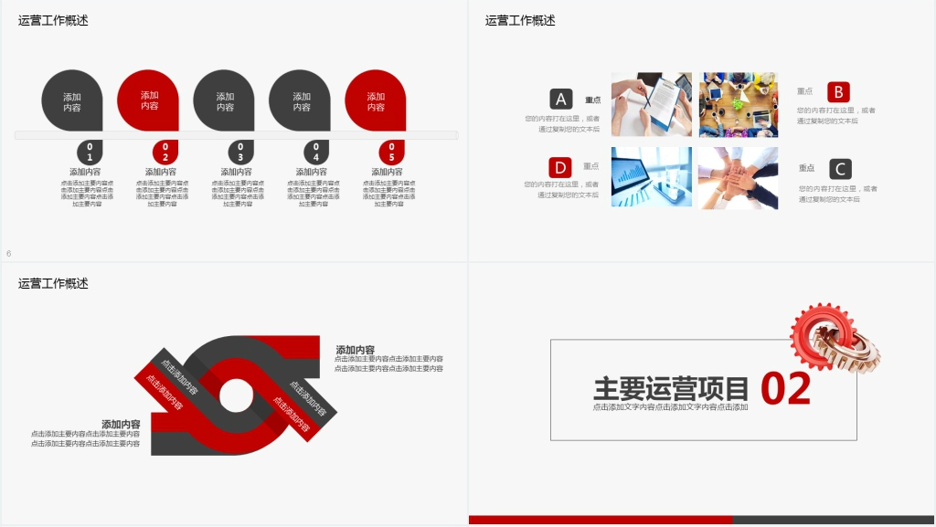 商务运营工作总结计划PPT