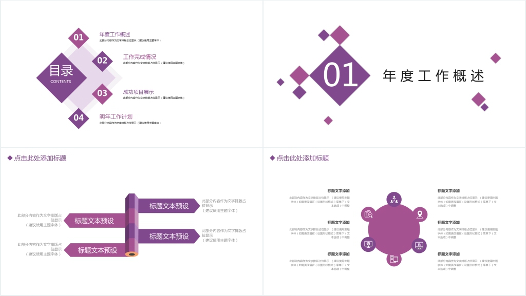 商务风运营部门商务汇报PPT模板