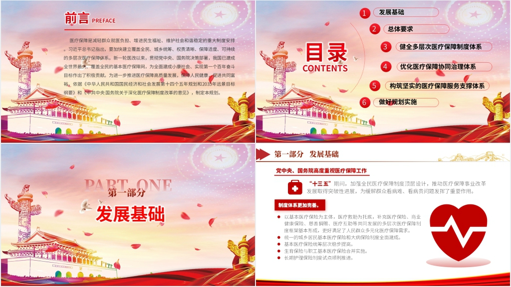 “十四五”全民医疗保障规划PPT党课 “十四五”全民医疗保障规划PPT党课